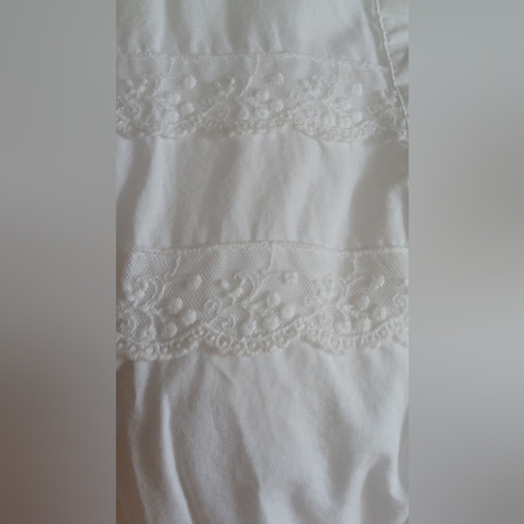 Vintage Liz Claiborne Victorian Vibes Cotton Button Up Shirt - Picture 5 of 11